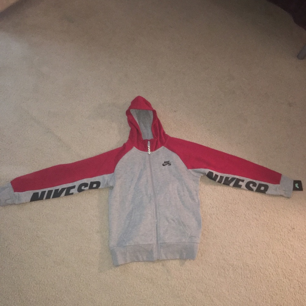 Nike zip up hoodie.